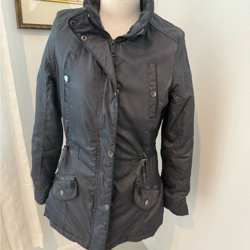 YMI Women's Charcoal Utility Jacket